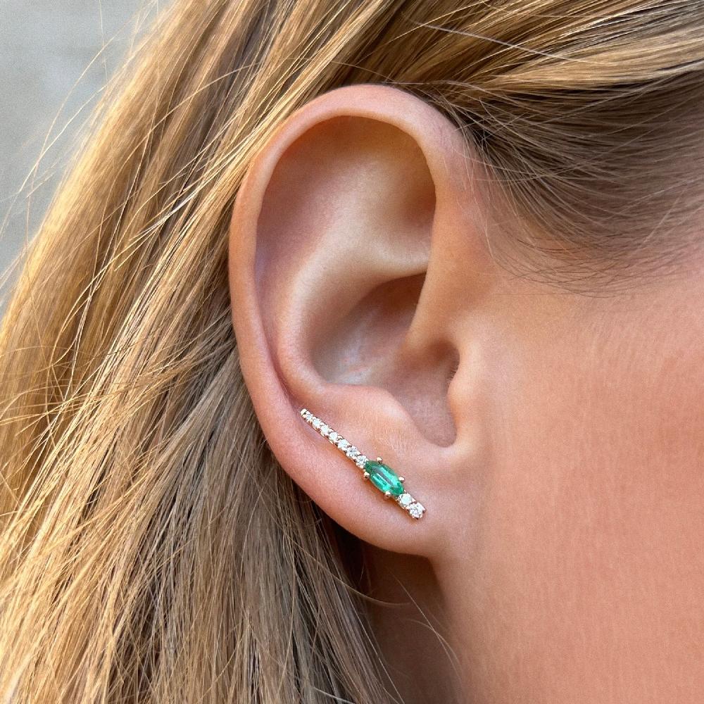 Gold&roses PENDIENTES SPIKE JARDÍN DE AIRE