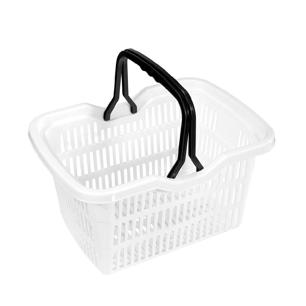 Great plastic Cesta Multiusos Rectangular con Asas 20L. Blanco
