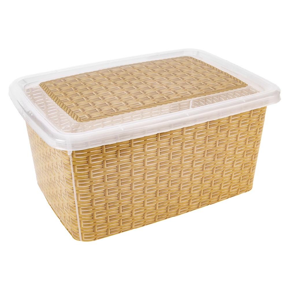 Great plastic Contenedor Urban 26L. Natural IML Mimbre