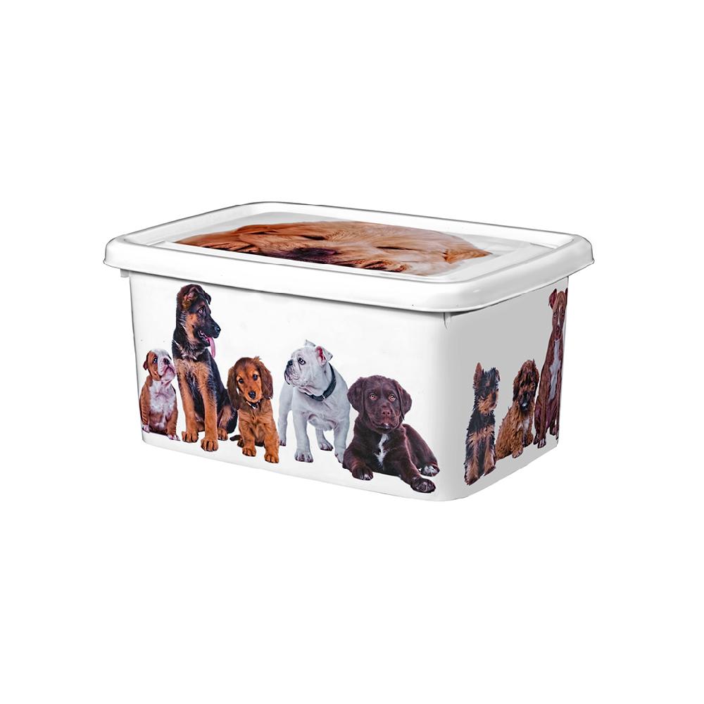 Great plastic Contenedor Urban 4L. Blanco IML Perros