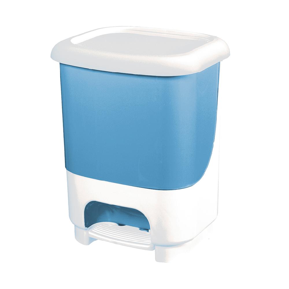 Great plastic Cubo de Pedal Class con Cubo Interior Azul 10L