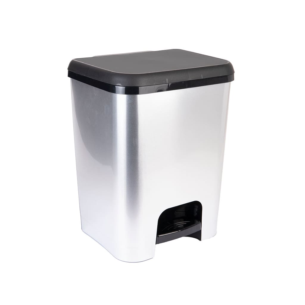 Great plastic Cubo de Pedal Class IML Metalizado 20L