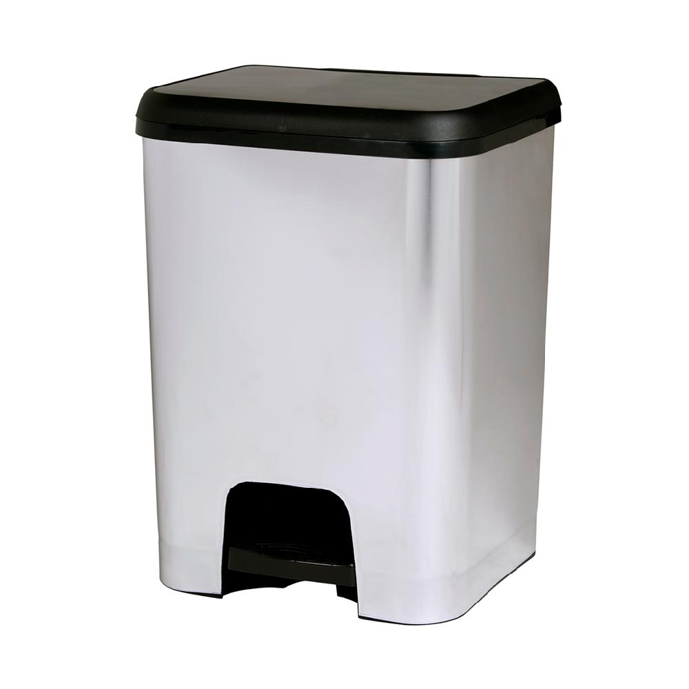 Great plastic Cubo de Pedal Class IML Metalizado 26L