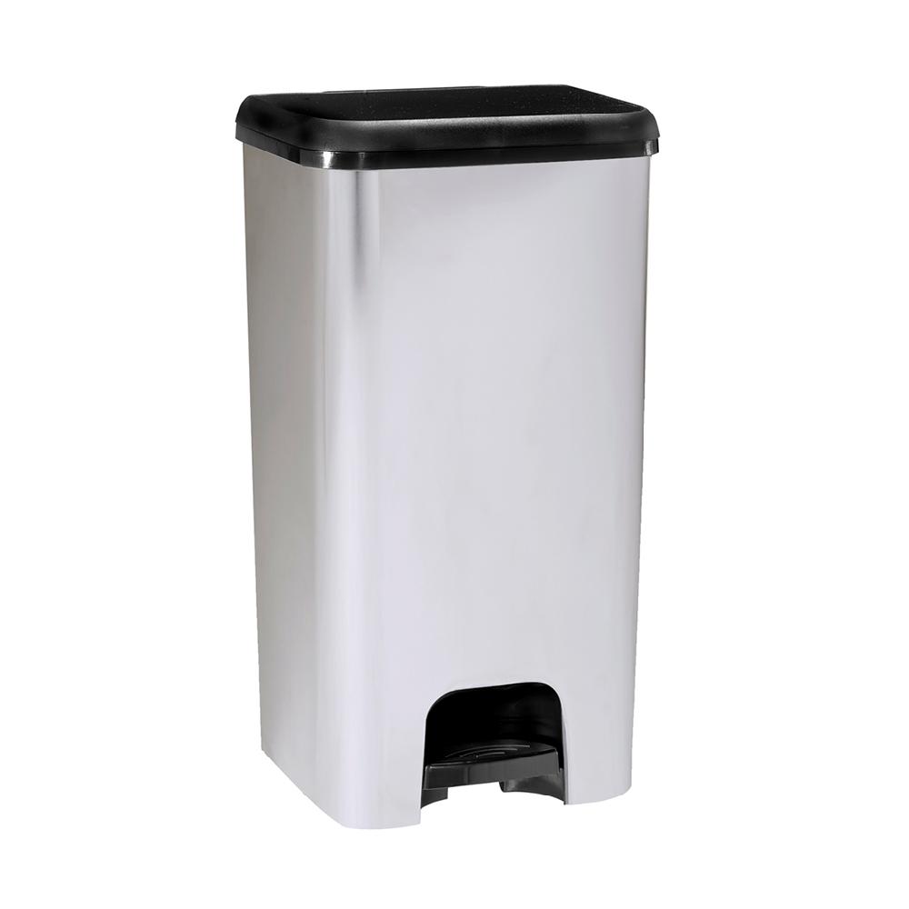 Great plastic Cubo de Pedal Class IML Metalizado 37L