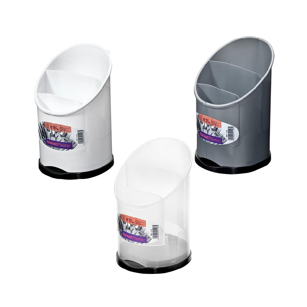 Great plastic Escurrecubiertos Ovalado con Bandeja Elegance