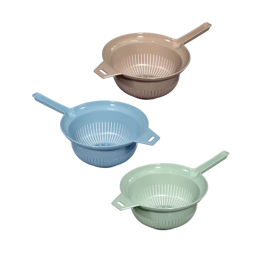 Great plastic Escurridor Redondo Diseño con Asa Color