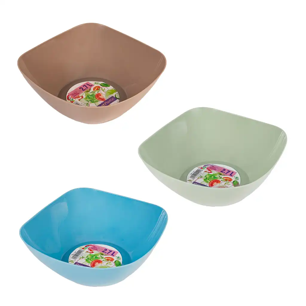 Great plastic Bol Cuadrado Diseño PP 2.7L