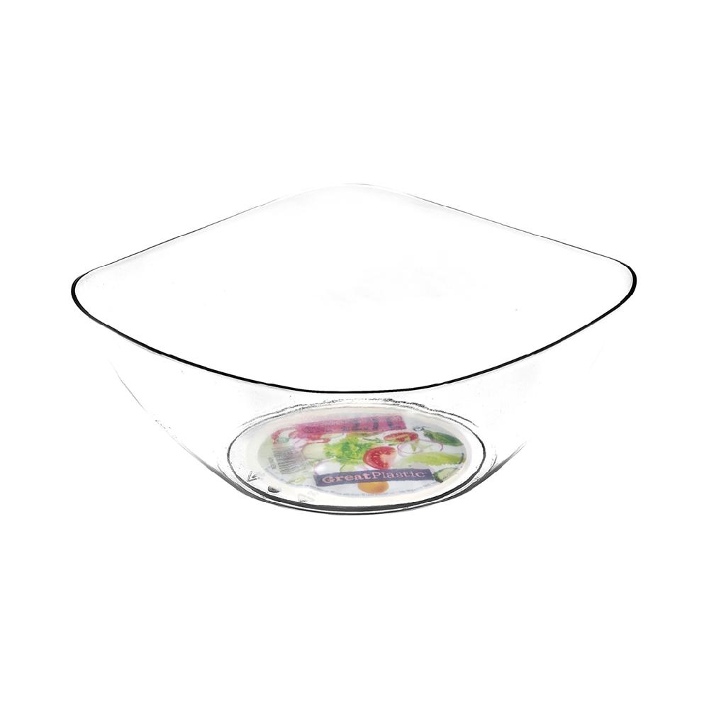 Great plastic Bol Diseño Cuadrado PS 2.7L