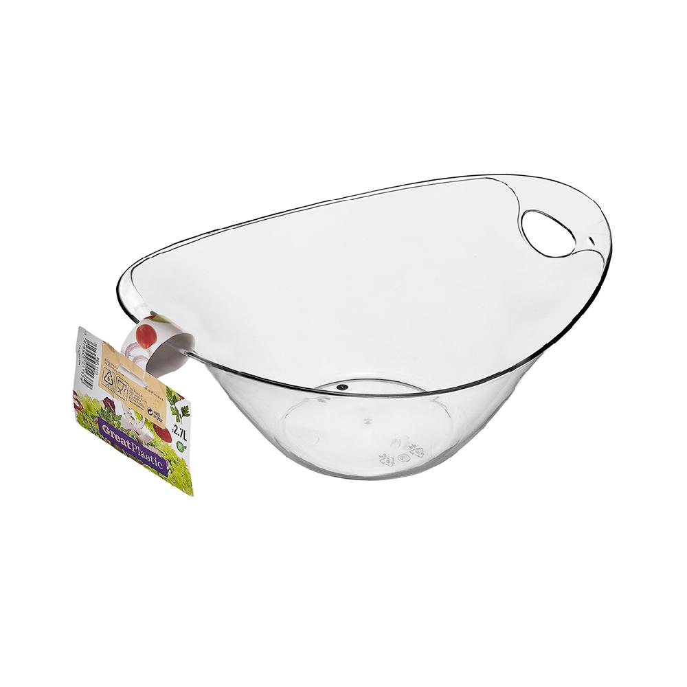 Great plastic Bol Diseño Ovalado PS 2.7L