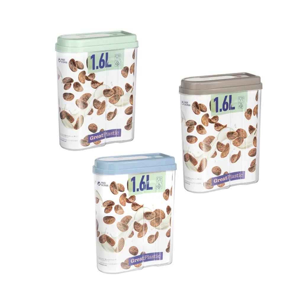 Great plastic Bote Cocina Ovalado PS 1.6L