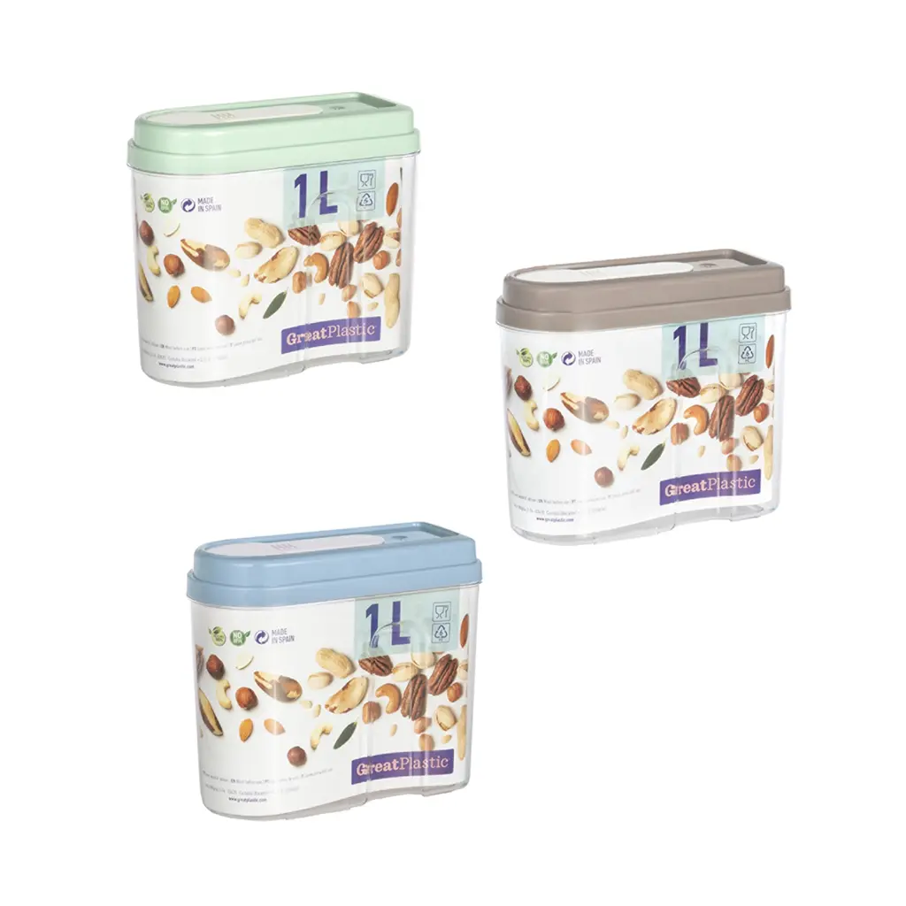 Great plastic Bote Cocina Ovalado PS 1L