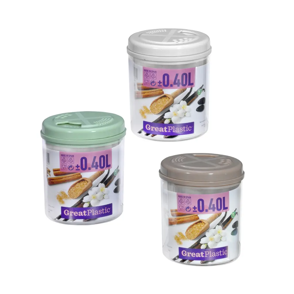 Great plastic Bote Especiero PS 0.4L