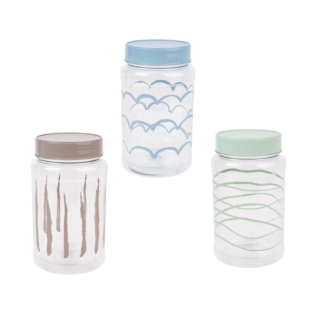 Great plastic Bote Redondo Pet Decorado 2L