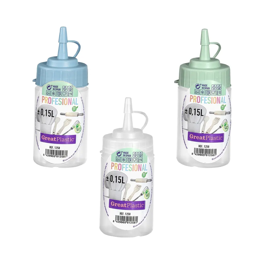 Great plastic Bote Redondo Salsa 0.15L