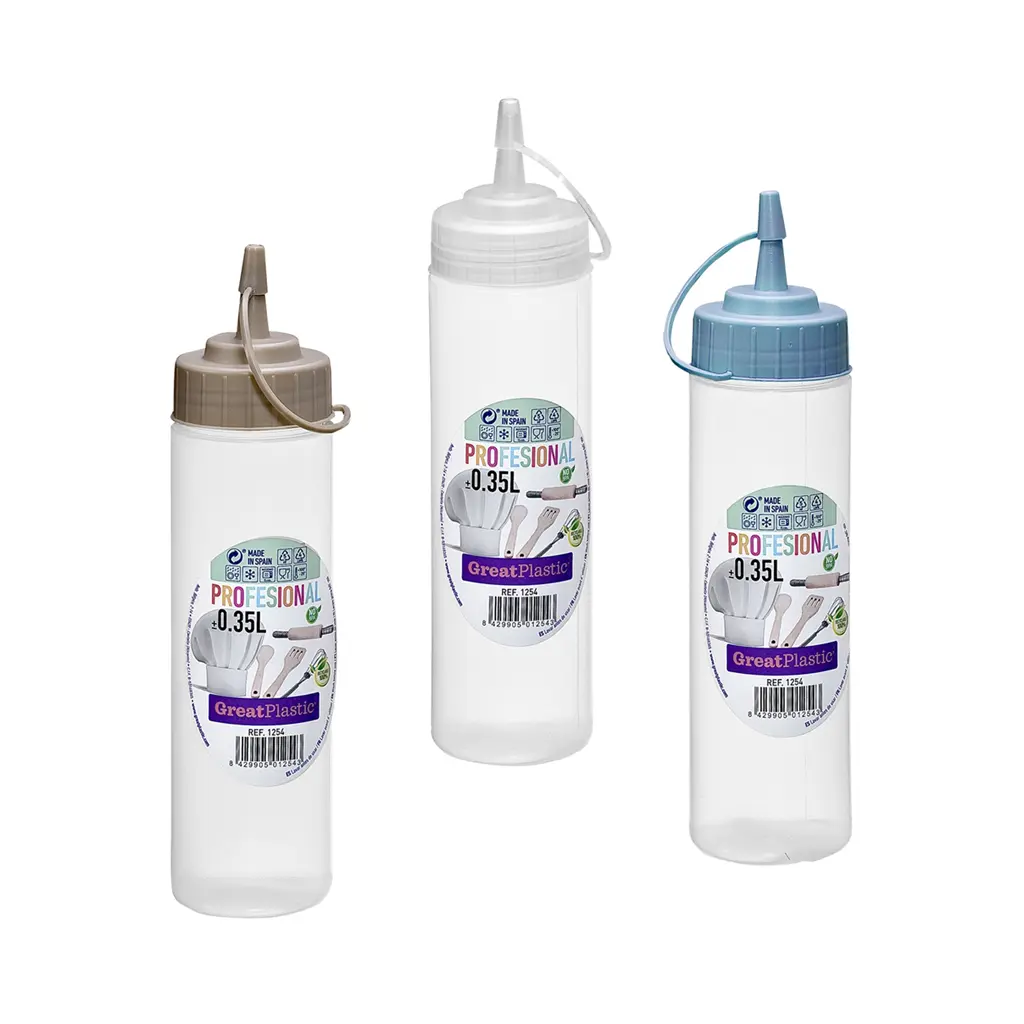 Great plastic Bote Redondo Salsa 0.35L
