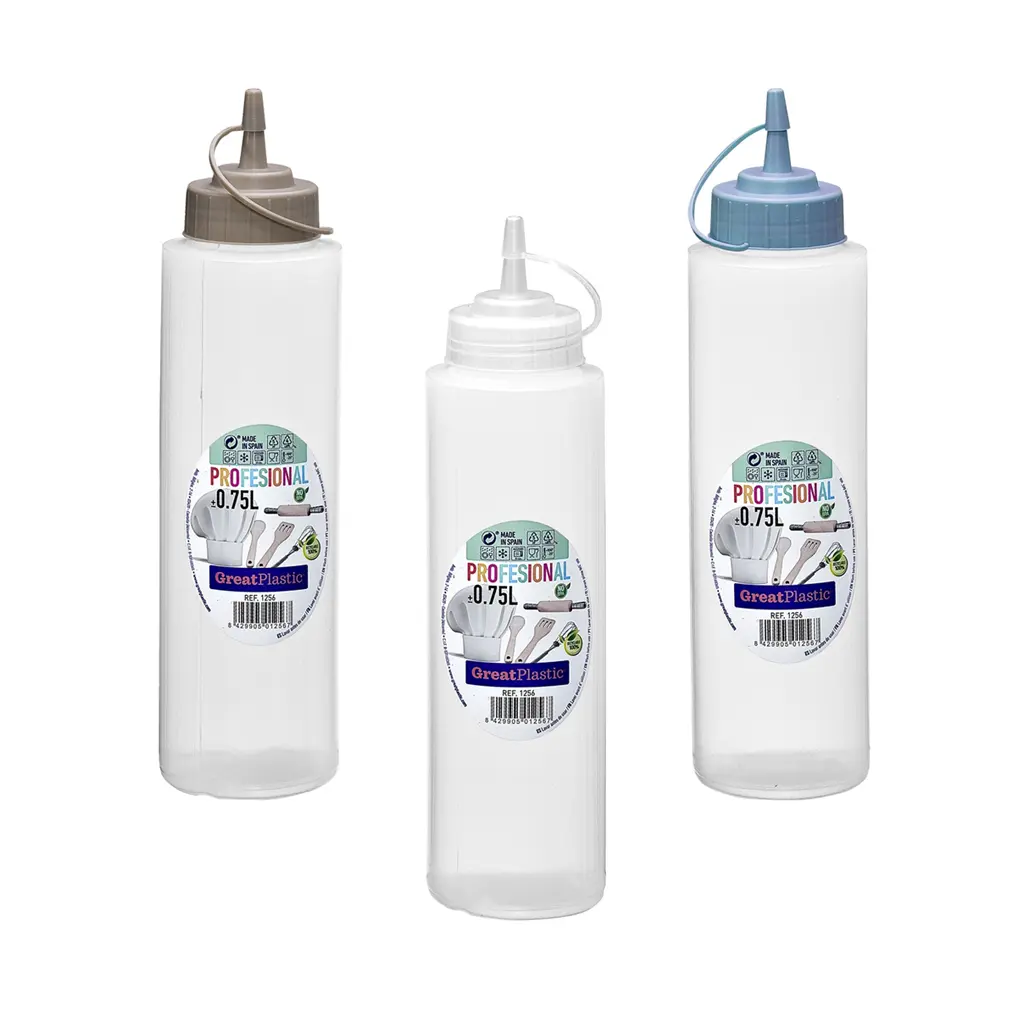 Great plastic Bote Redondo Salsa 0.75L