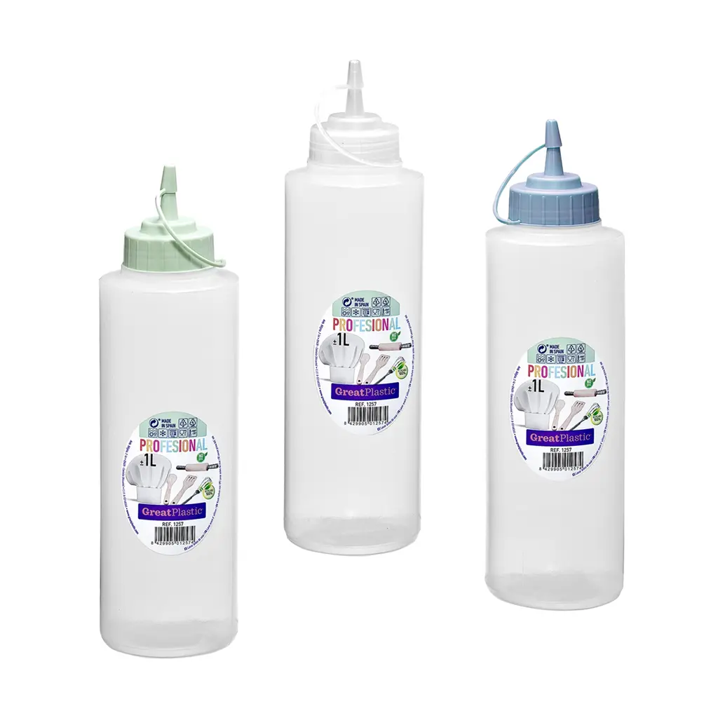 Great plastic Bote Redondo Salsa 1L