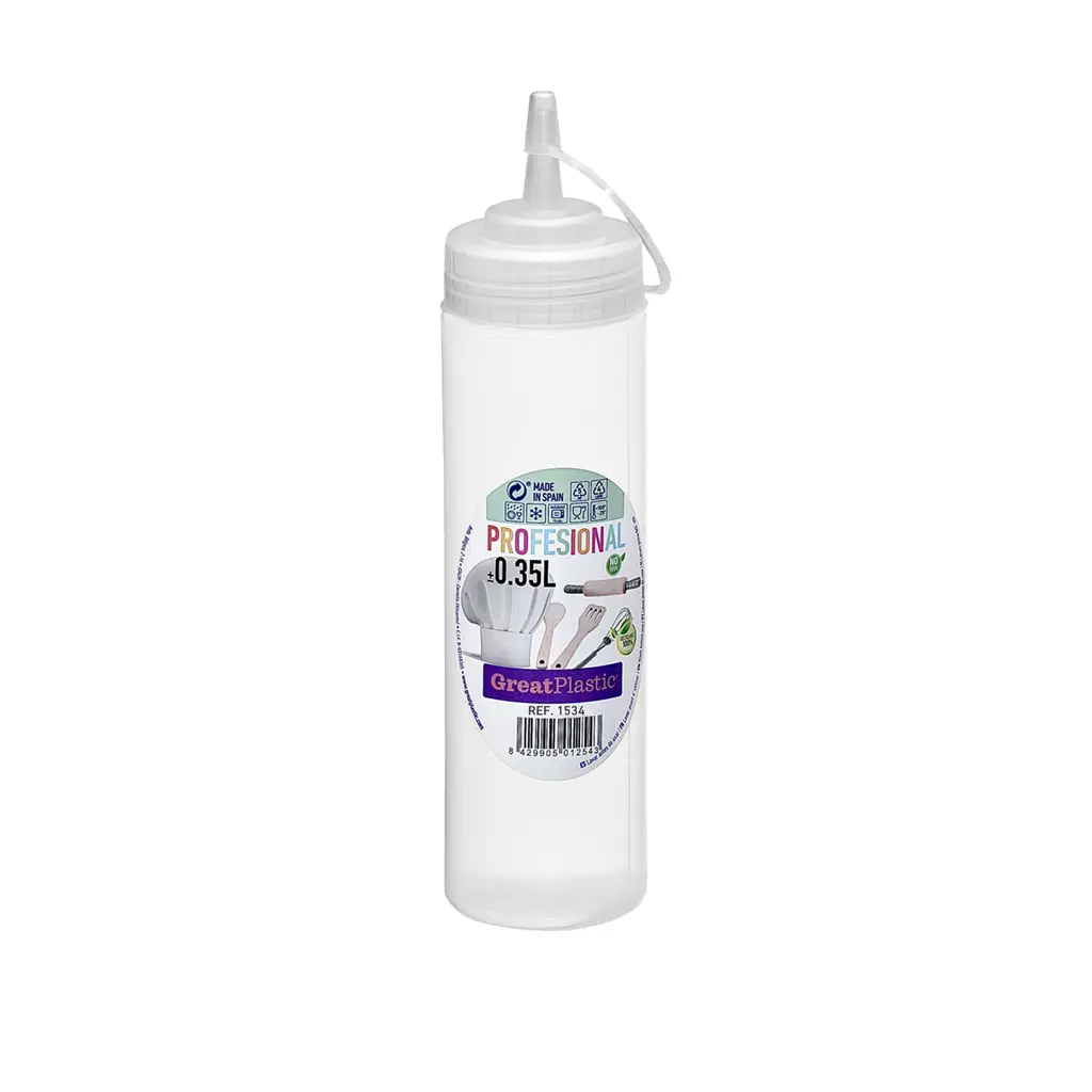 Great plastic Bote Redondo Salsa Natural 0.35L