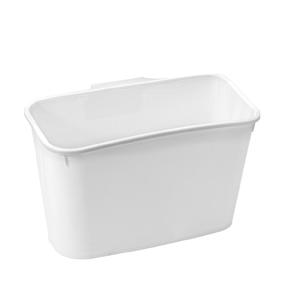 Great plastic Cesto Cocina Recoge Migas Blanco