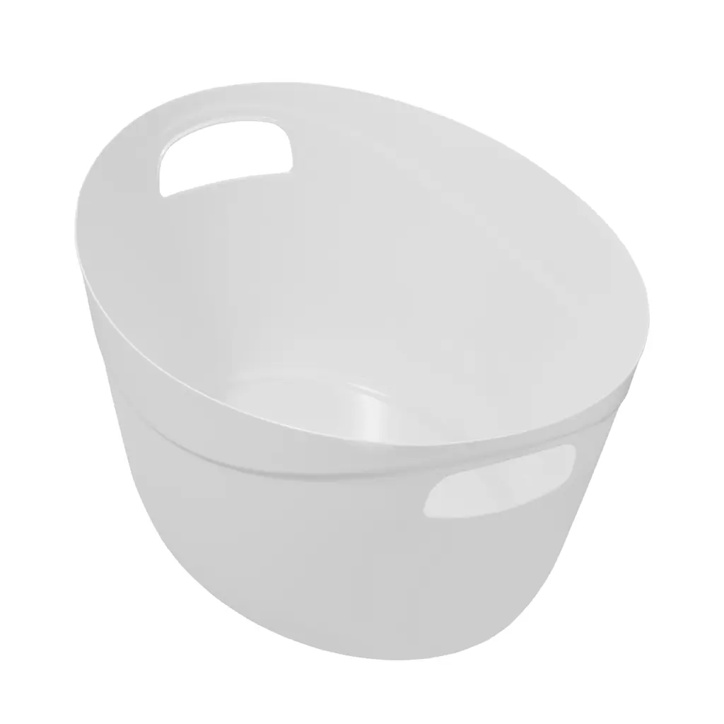 Great plastic Cesto Multiusos Ovalado 24L. Blanco