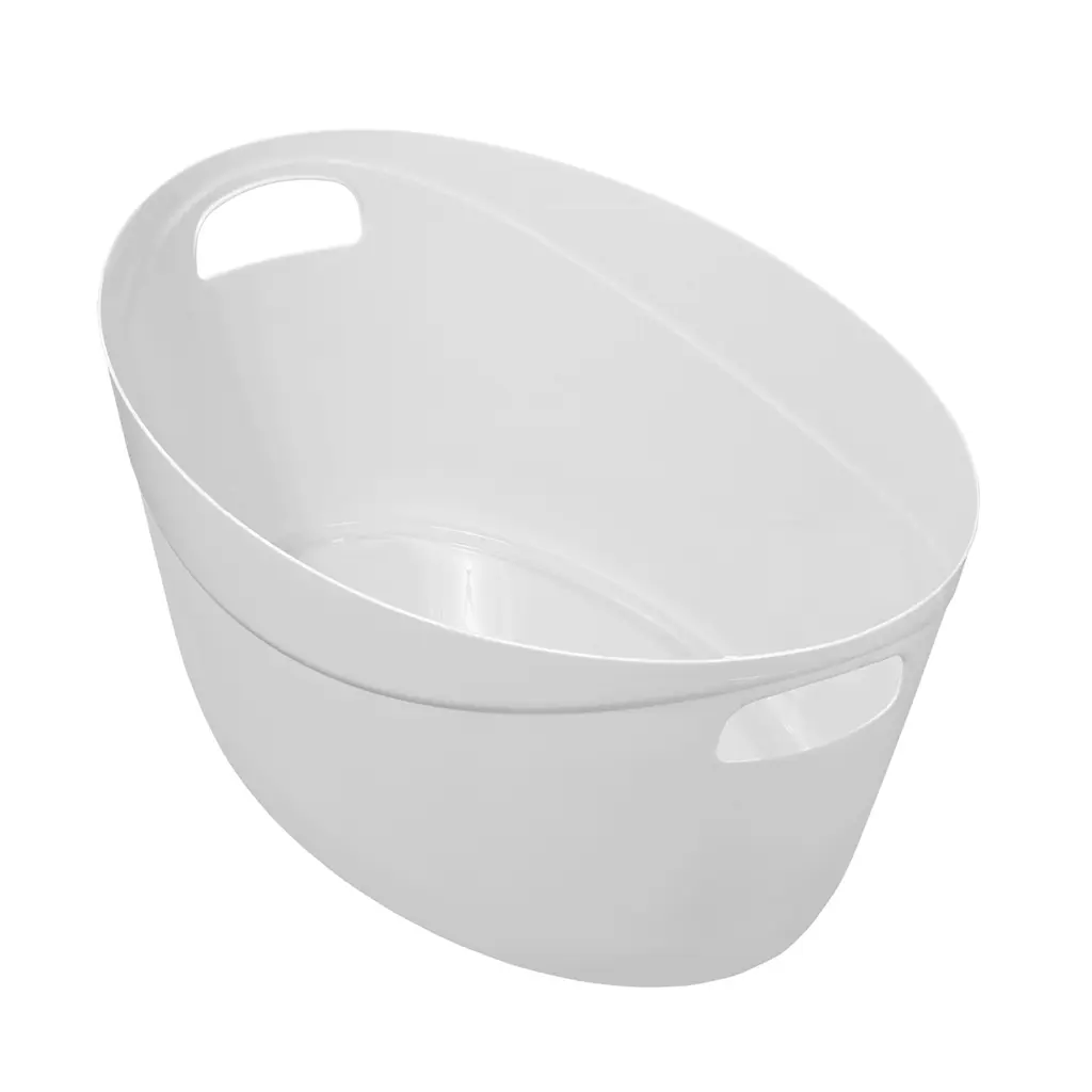 Great plastic Cesto Multiusos Ovalado 37L. Blanco