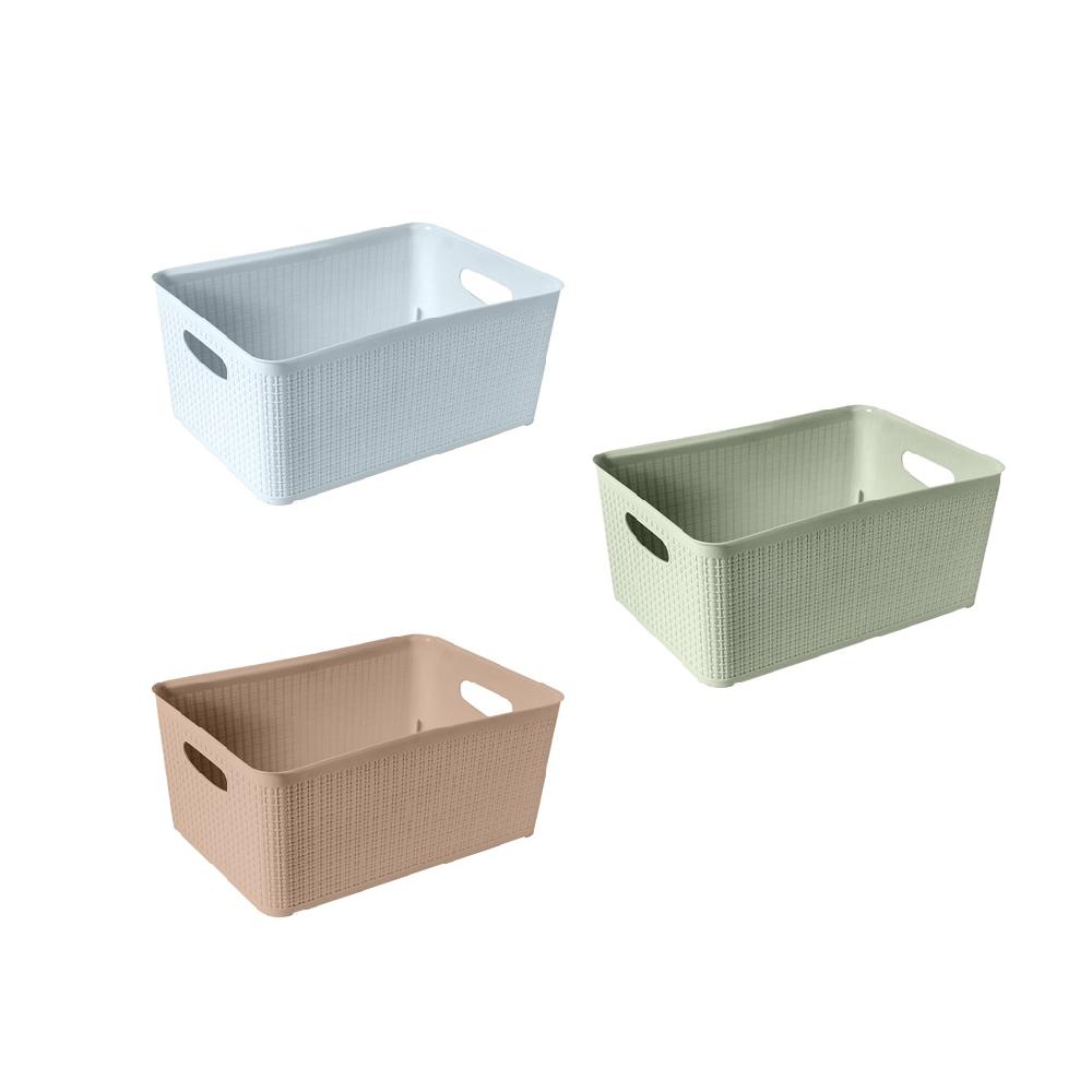 Great plastic Cesto Rectangular Mimbre Color 5.2L