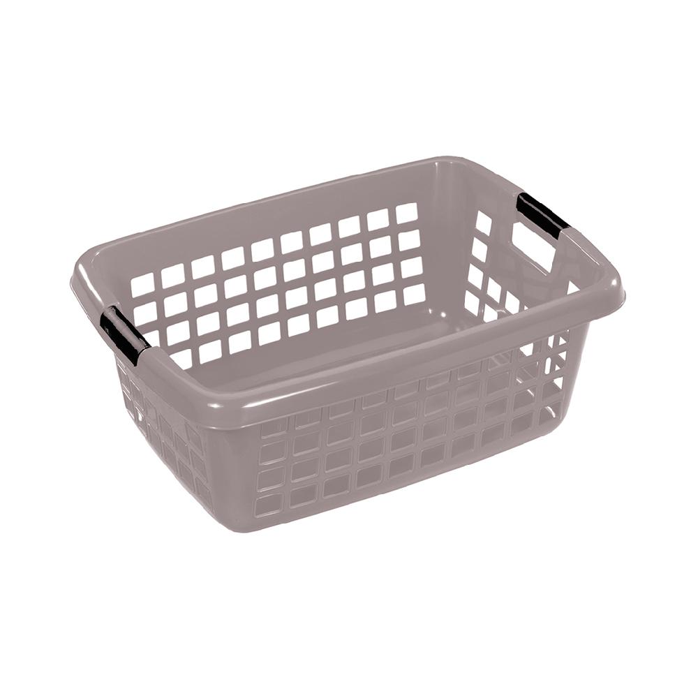 Great plastic Cesto Ropa Rectangular Marrón 70L