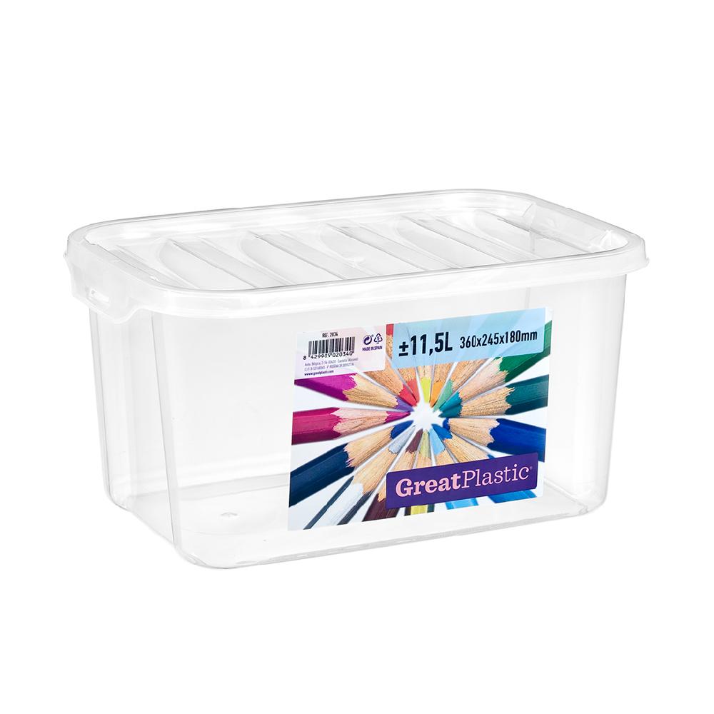 Great plastic Contenedor Natural 11.5L