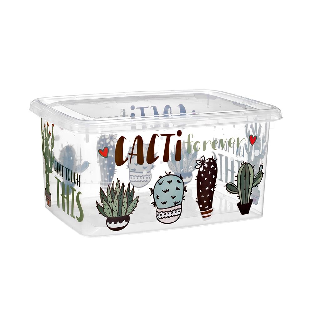 Great plastic Contenedor Urban 26L. IML Cactus