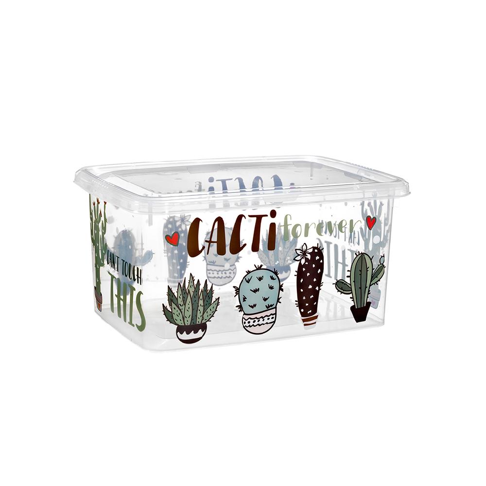 Great plastic Contenedor Urban 4L. IML Cactus