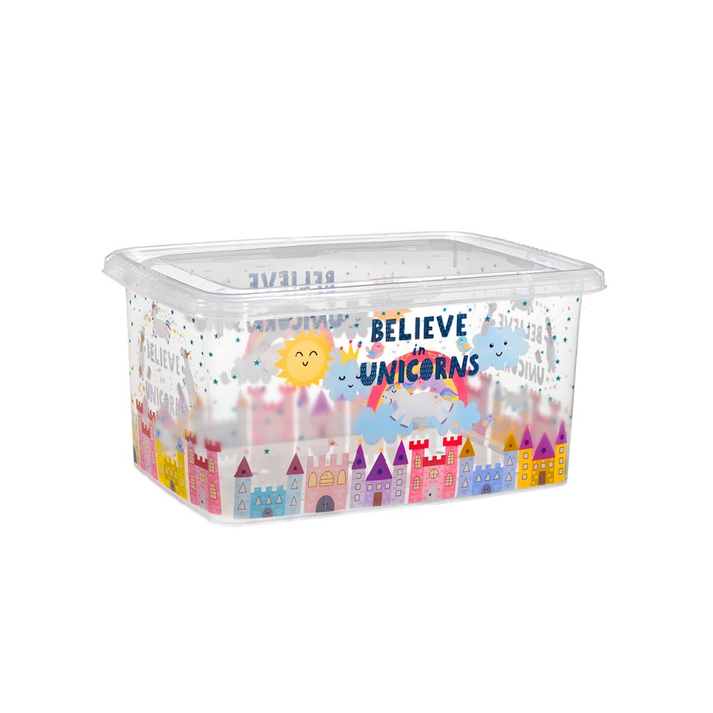 Great plastic Contenedor Urban 4L. IML Unicornios