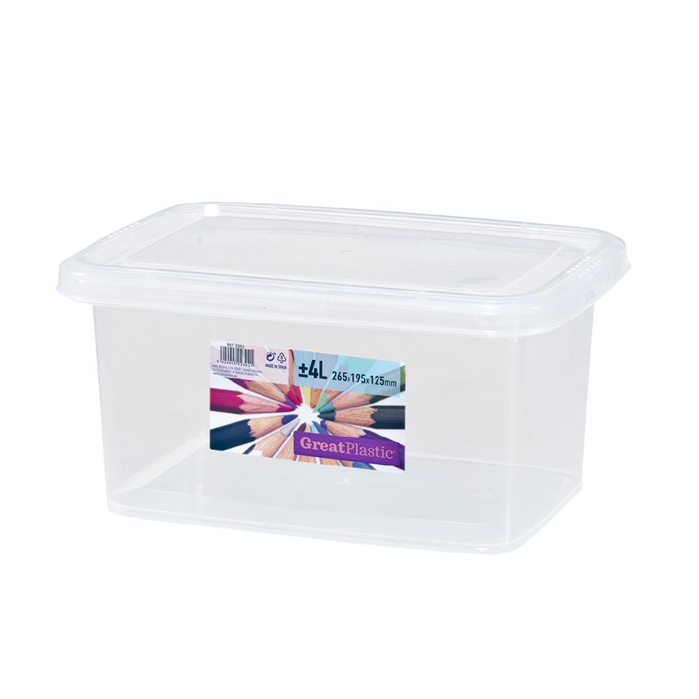 Great plastic Contenedor Urban 4L. Natural