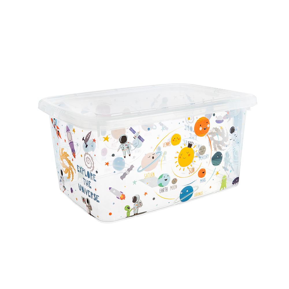 Great plastic Contenedor Urban 8L. Planetas