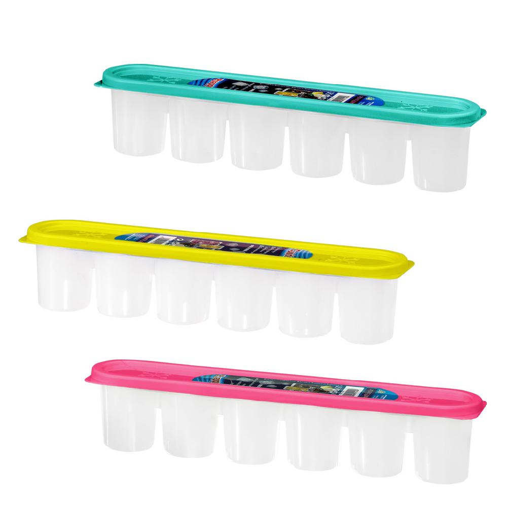 Great plastic Cubitera 6 Cubitos Con Tapa