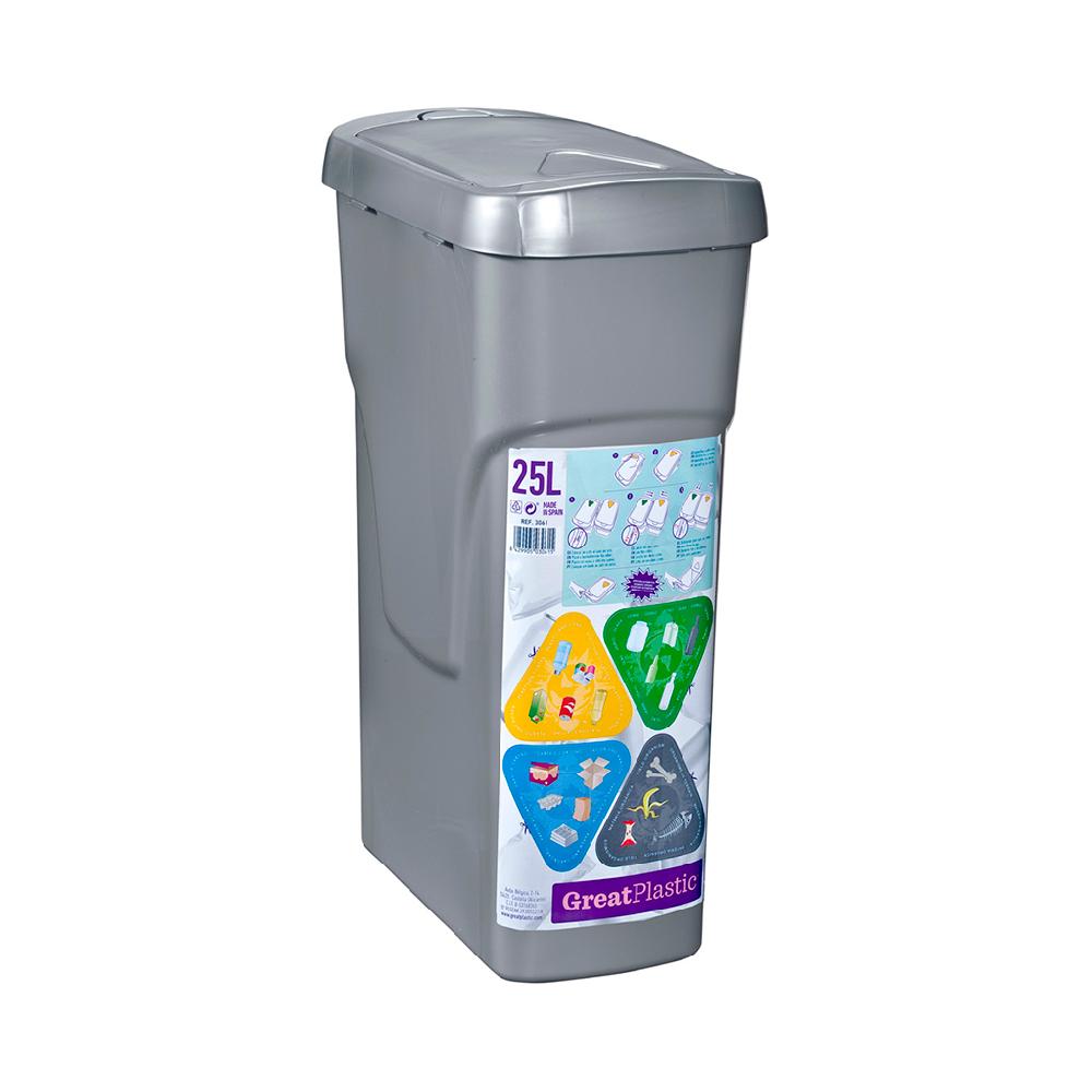 Great plastic Cubo De Basura Ecológico Color 25L