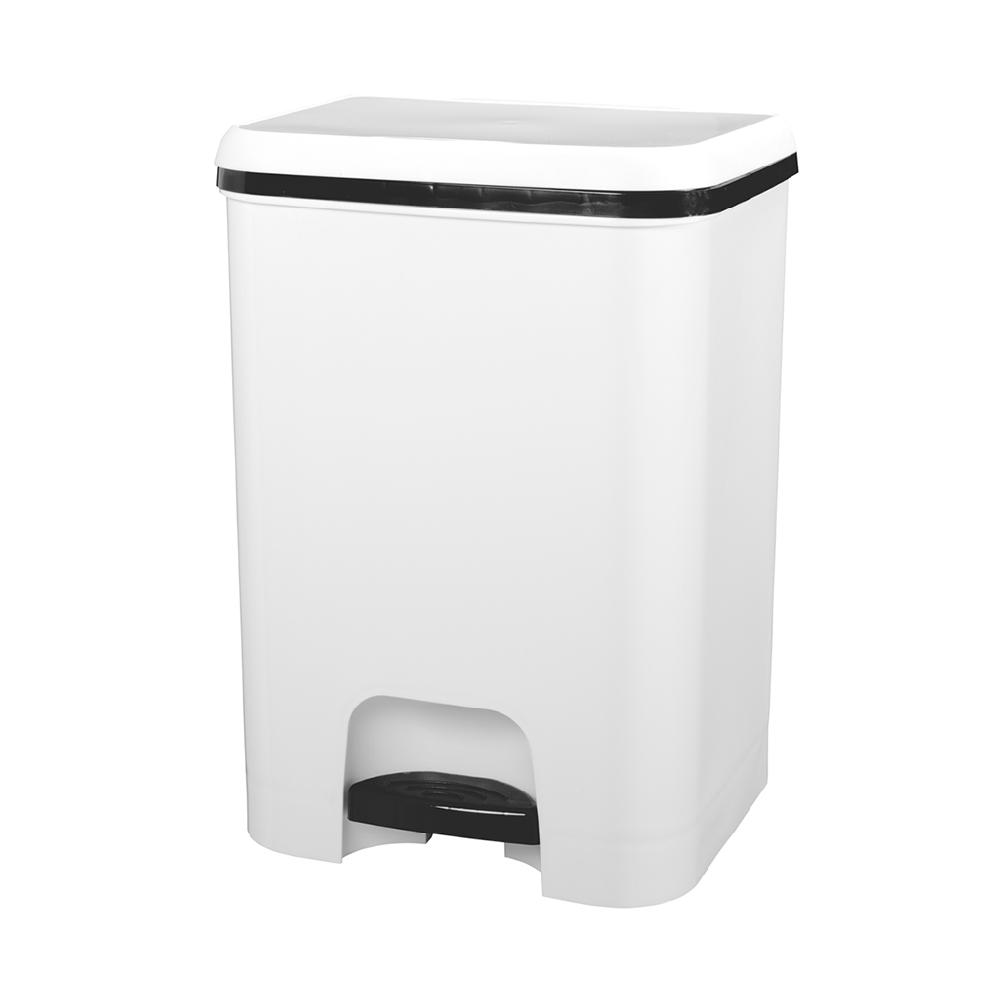 Great plastic Cubo de Pedal Class Blanco 26L