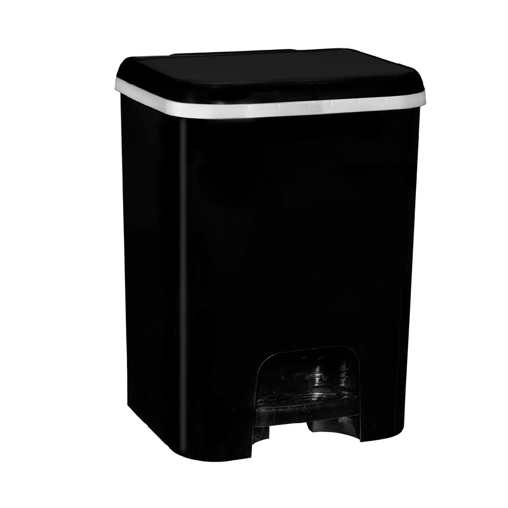 Great plastic Cubo de Pedal Class Negro 20L