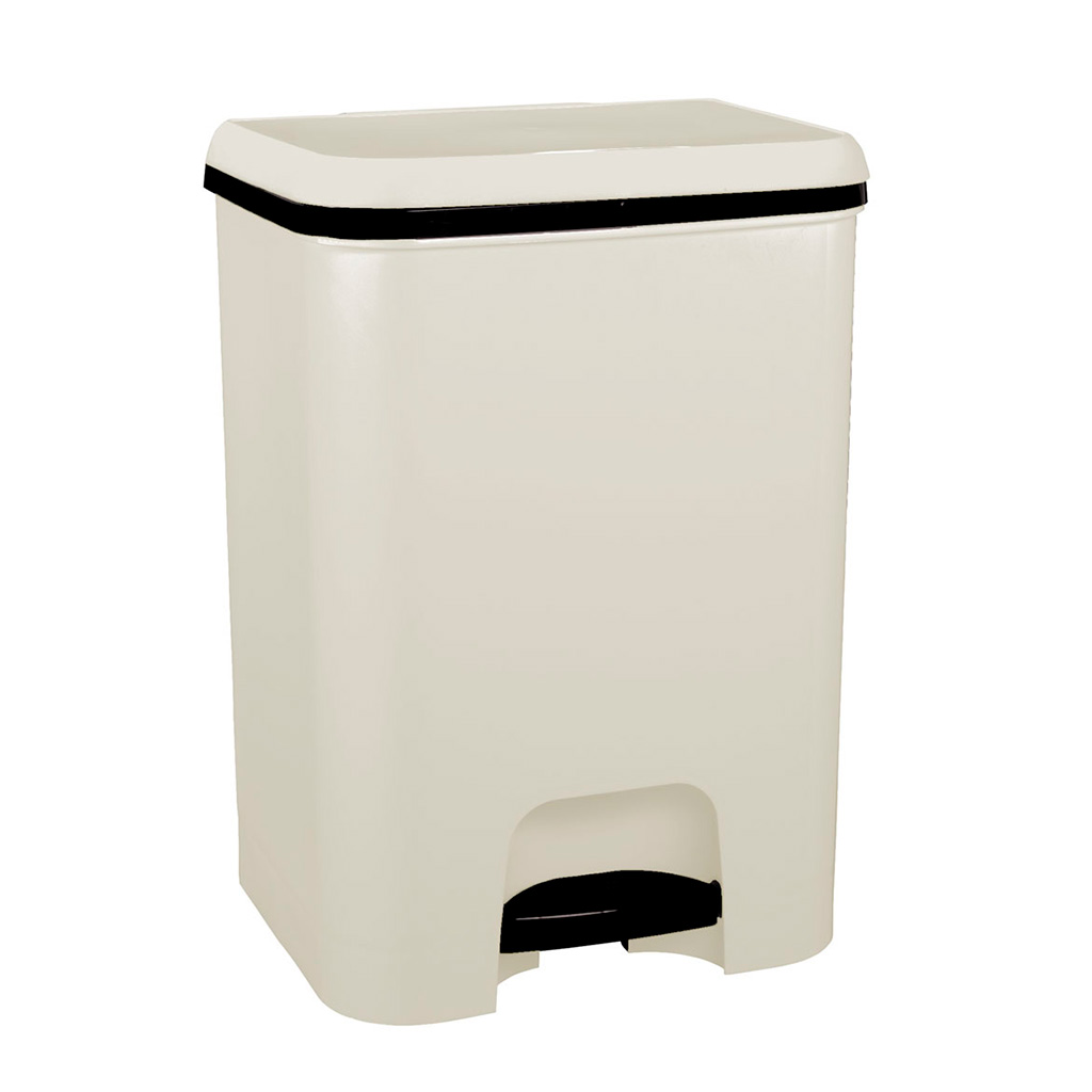 Great plastic Cubo de Pedal Class Verde Salvia 26L