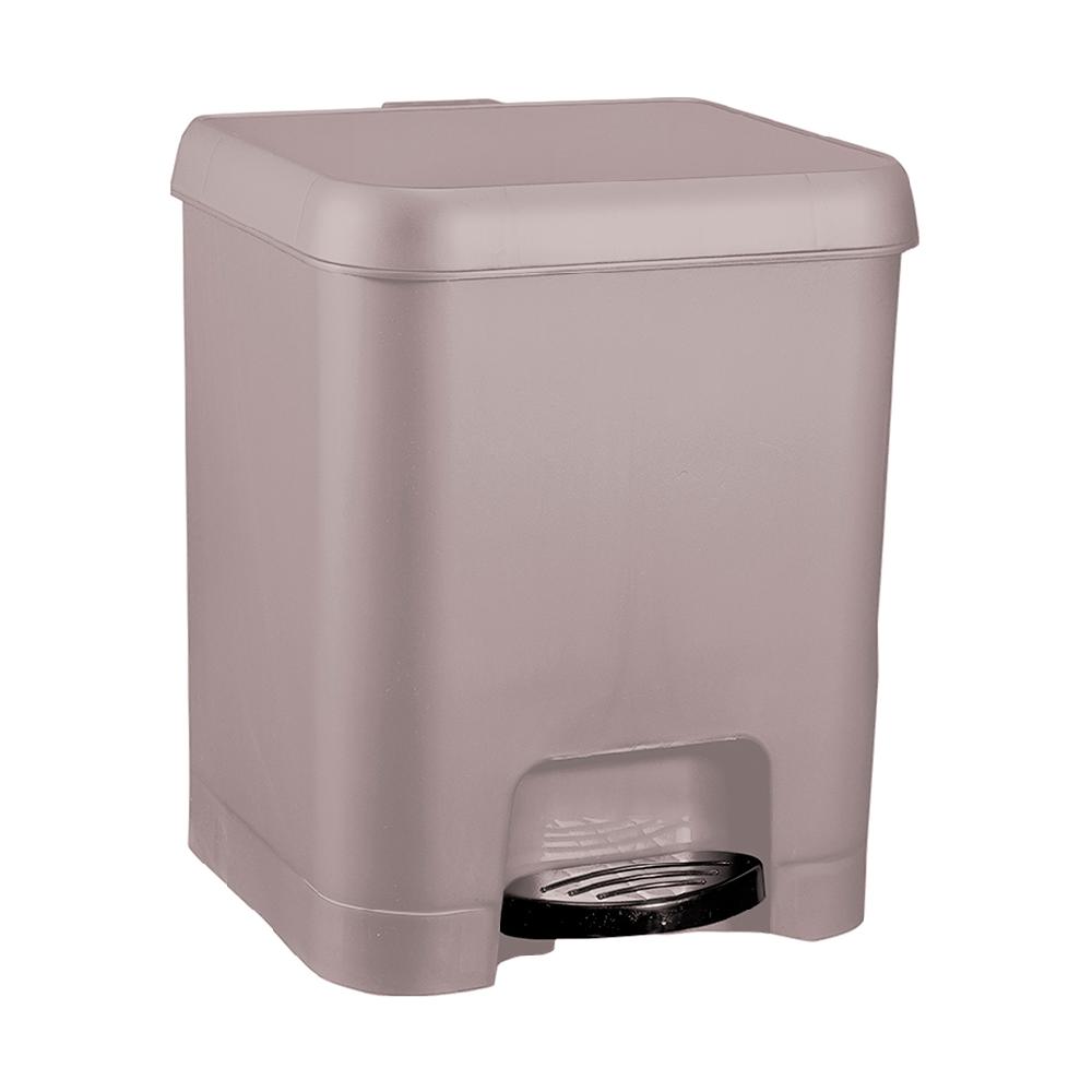 Great plastic Cubo de Pedal Marrón 7L