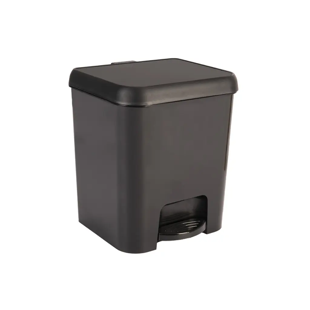 Great plastic Cubo Pedal Negro 7L