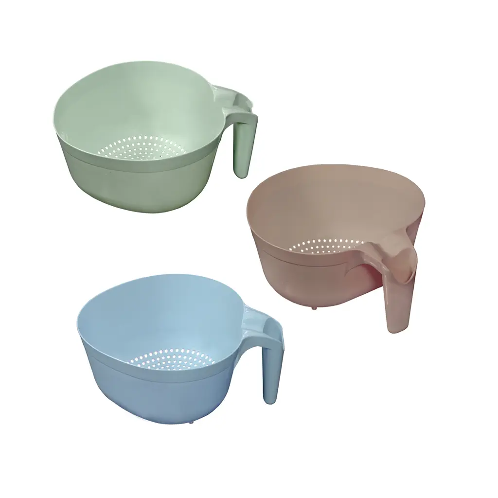 Great plastic Escurridor Ovalado Diseño con Mango