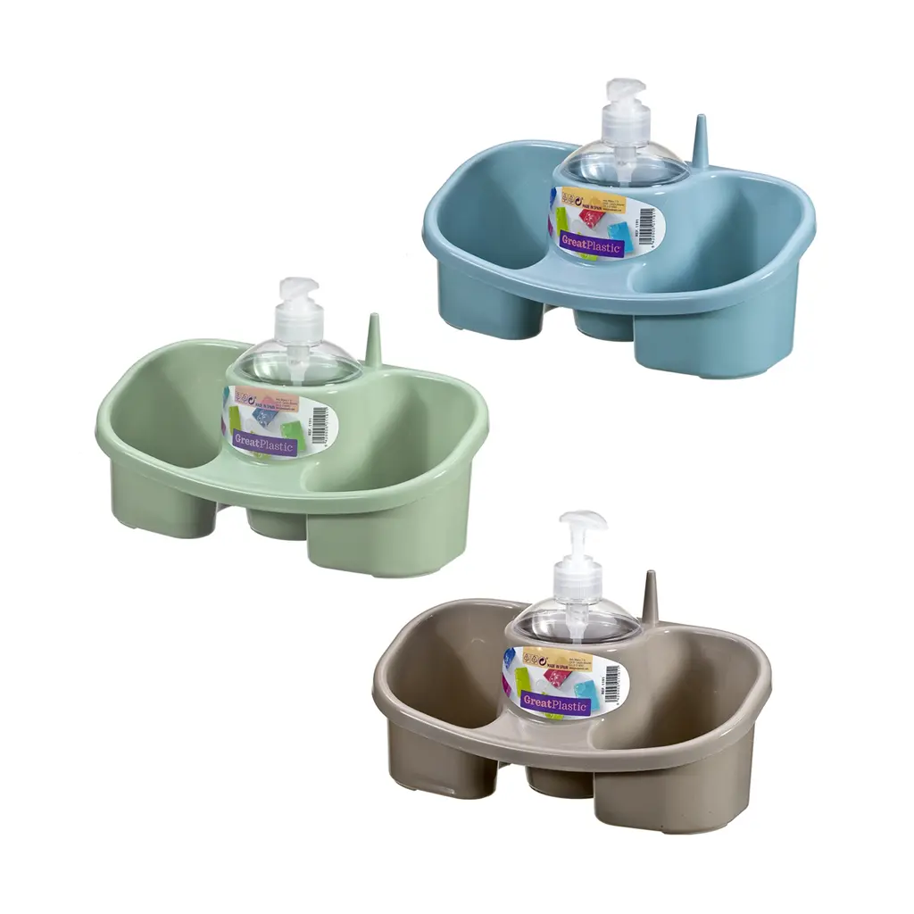 Great plastic Estropajero con Dosificador Color