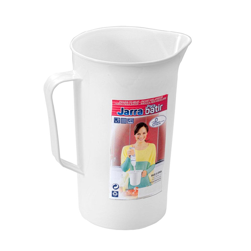 Great plastic Jarra Especial Para Batir Blanca 1L