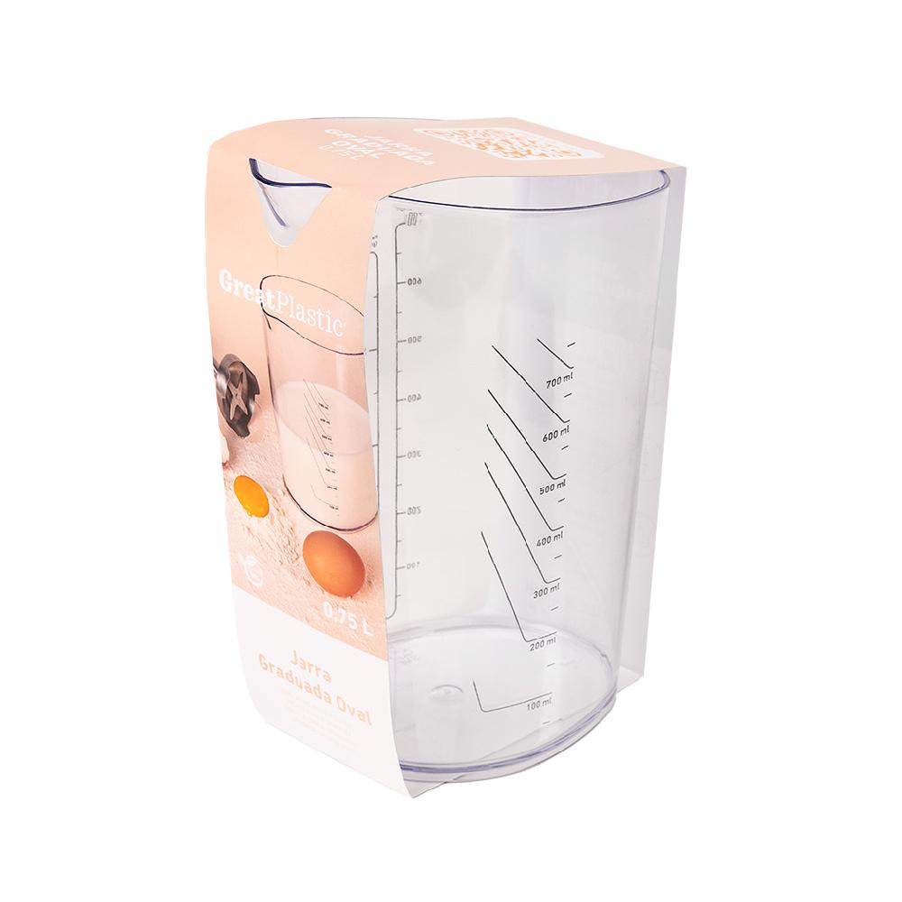 Great plastic Jarra Graduada Oval 0.75L