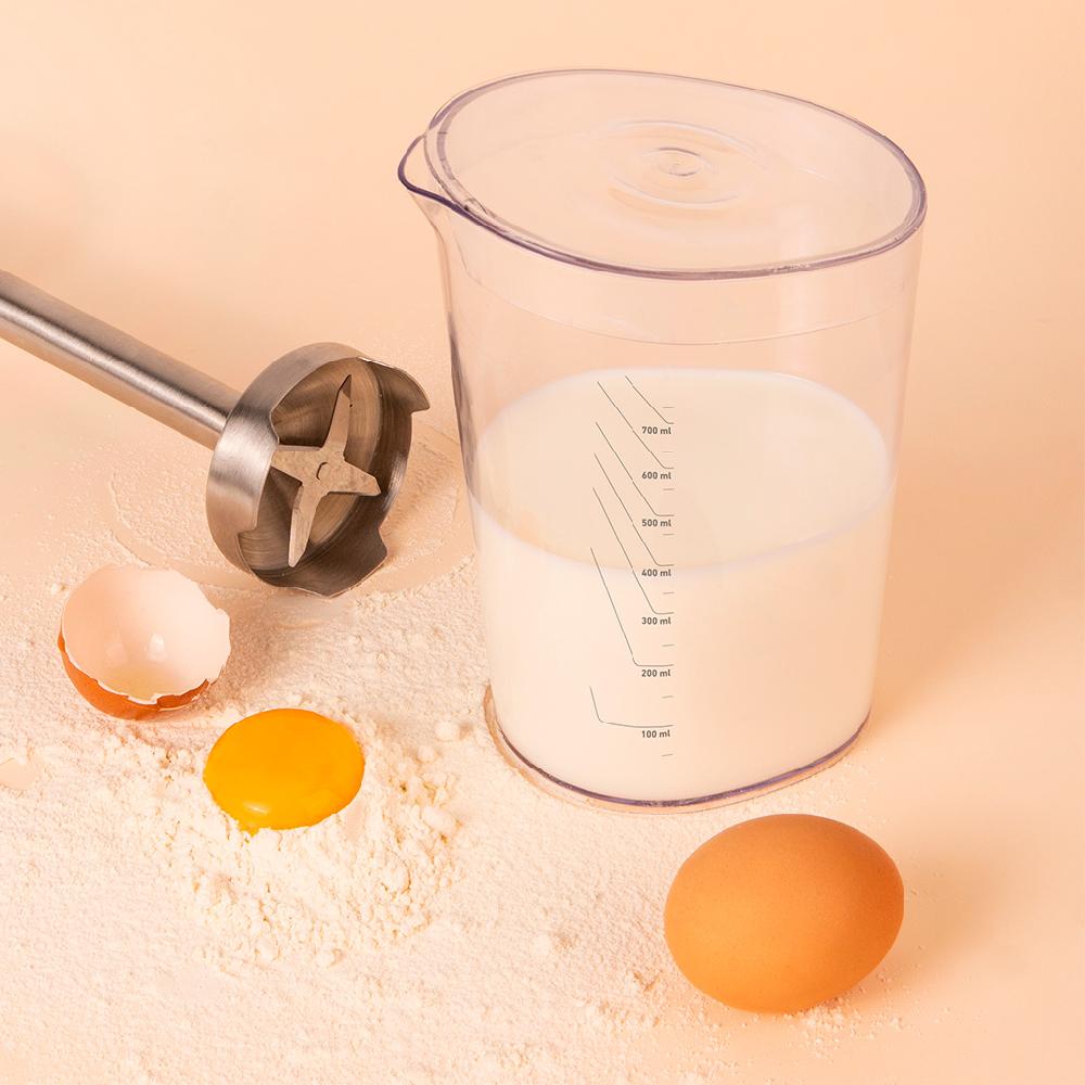 Great Plastic Jarra Graduada Oval Con Tapa 0.75L