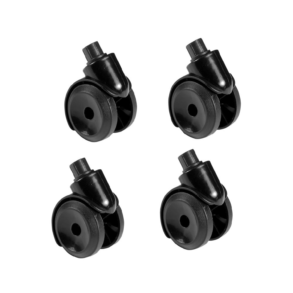 Great plastic Juego 4 Ruedas Negras Cajonera