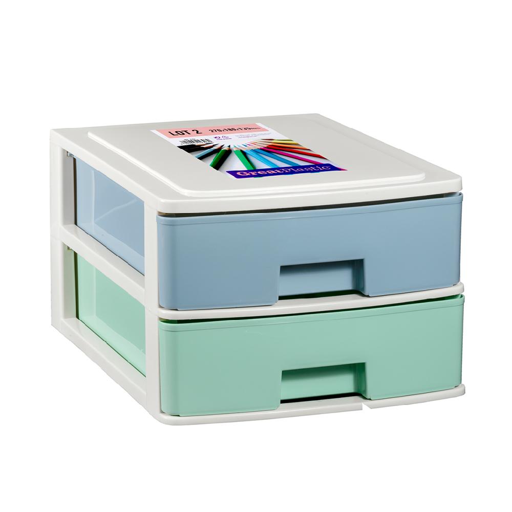 Great plastic L/2 Cajones Pequeños Multicolor