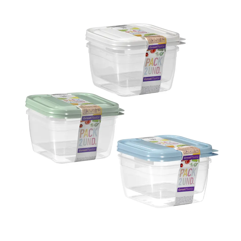 Great plastic L/2 Tápers Cuadrados Aral Micro 1L