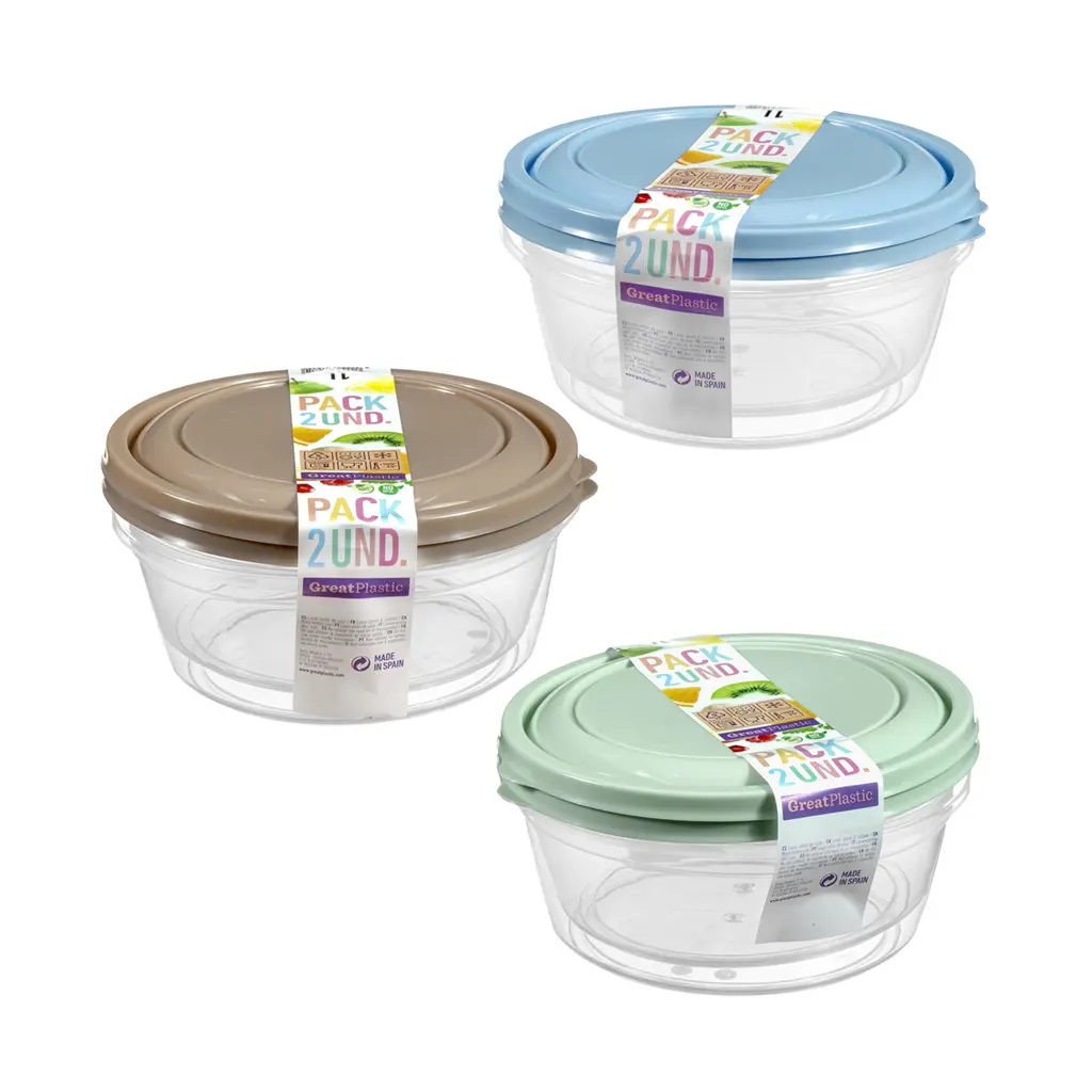 Great plastic L/2 Tápers Redondos Aral Micro 1L