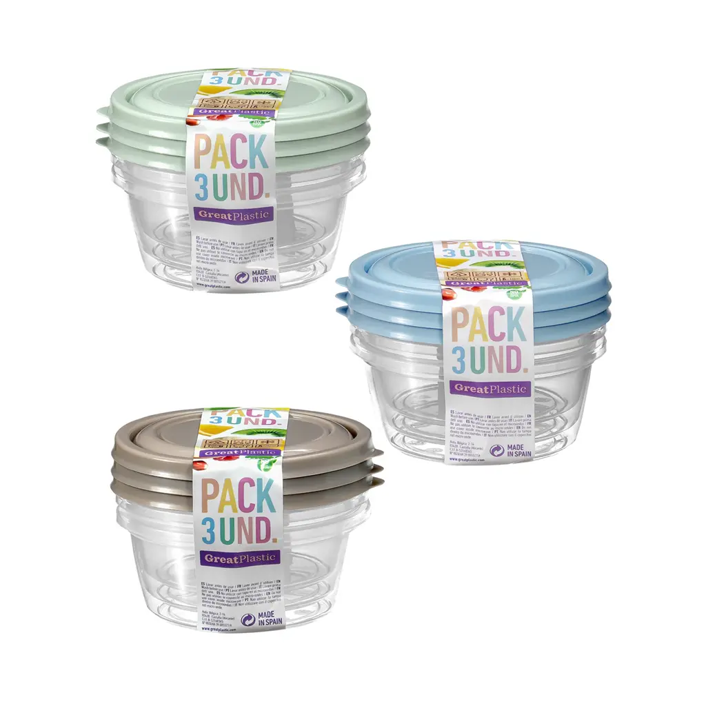 Great plastic L/3 Tápers Redondos Aral Micro 0.35L